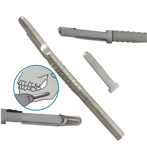 Grattoir osseux dentaire manuel de qualité professionnelle, instrument chirurgical en acier inoxydable, outil manuel certifié CE pour implant dentaire - Product Image 1