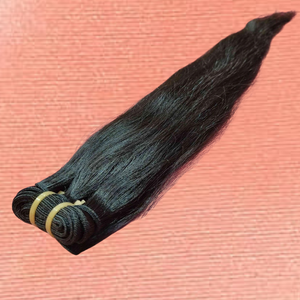 Bone Straight Hair Raw Indian Human Hair Double Drawn Natural Black Smooth Texture Soft Long Lasting Extensions - Product Image 6