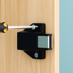 <b>Rebound</b> Locker Cabinet Door Magnetic Auto Spring Snap On Single Double Door - Product Image 1