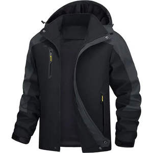 Veste coupe-vent tactique en softshell pour homme, à capuche, imperméable, doublure en coton de haute qualité, réversible - Product Image 5