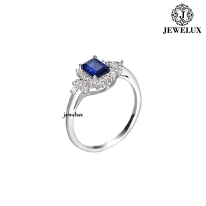 Jewelux 925 Silver 18K <b>Gold</b> Plated IGI Certified <b>Cocktail</b> <b>Ring</b> Rose Cut Channel Setting Geometric Luxury Unisex Design India - Product Image 5