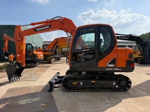 Mini-excavatrice compacte hydraulique sur chenilles Doosan DX75-5B d'origine avec moteur diesel haute performance pour travaux intensifs - Product Image 1