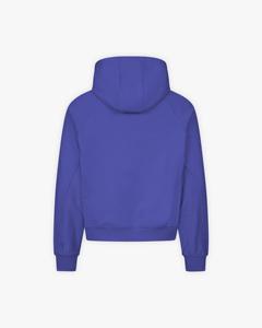 Nueva Sudadera con Capucha y Cierre para Hombre, en Tela Resistente, Color Morado, 100% Algodón Felpa, Ecológica, Informal, para Invierno - Product Image 2