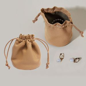 Sac de rangement pour dés de jeux de rôle en cuir PU durable fait main, pochette portable à cordon, grande capacité, plateau de jeu de société - Product Image 5