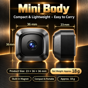 Cámara inalámbrica de visión nocturna Mini cámara de seguridad IP Cámara con detección de movimiento Cámara con audio bidireccional Cámara compatible con aplicaciones - Product Image 5