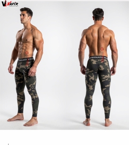 Pantalones Deportivos 3/4 Transpirables de Secado Rápido Personalizados, Leggings de Baloncesto con Estampado de Seda, Mallas de Compresión para Hombre - Product Image 1