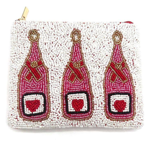 Monedero importado con adornos de cuentas de algodón y cristal, con cremallera, para mujeres y niñas, de MD HANDICRAFTS - Product Image 2