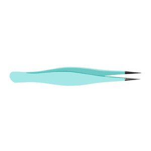 Pinzas de Acero Inoxidable para Cejas, Punta Inclinada y Puntiaguda, Pinzas para Extensión de Pestañas, Fabricadas en Fábrica, Venta al por Mayor, Calidad Premium - Product Image 4
