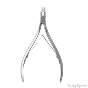 Wholesale Professional Salon Manicure Pedicure Premium High-Grade Durable Stainless Steel Curved Cuticle Nail Clipper Toenail - Product Image 2