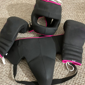 Custom Logo Real Leather Mexican <b>Style</b> Boxing Gloves, Training Sparring <b>Head</b> And Groin Guard Kit, Any Logo Label On Demand - Product Image 4