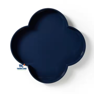 ถาดใส่แลคเกอร์ MDF สี่กลีบทำด้วยมือมีสไตล์ไม่ซ้ำใคร - Product Image 1
