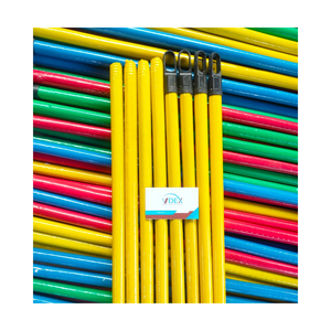 Wholesale Hot-Selling PVC Coated <b>Wooden</b> <b>Broom</b> Stick & <b>Broom</b> <b>Handle</b> for Household Use Stylish Hand Style With End Thread - Product Image 5