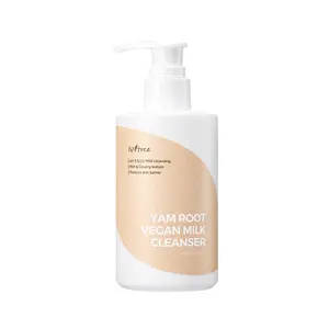 Para Isntree 220ml Yam Root Vegan Milk Cleanser Set Limpiador facial de calidad con 200ml Recarga y Scrunchie - Product Image 1