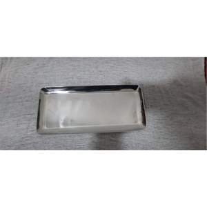 Bandeja de Servicio de Acero Inoxidable de Alta Resistencia para Catering, Platos de Servicio de Grado Alimenticio para Hoteles y Cafeterías - Utensilios de Cocina Metálicos Resistentes al Óxido - Product Image 1