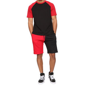 Ensembles d'été simples et unis à manches courtes pour hommes – Vente en gros de t-shirts et shorts pour hommes – Nouvelle collection été 2026 en gros - Product Image 1