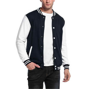 Veste universitaire en coton et polyester véritable personnalisée en gros, veste d'hiver pour homme, veste bomber, veste streetwear écologique - Product Image 1