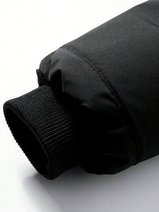 Chaqueta Acolchada Personalizada de Tallas Grandes, Estilo Urbano, Cortavientos, con Capucha, Cierre de Cremallera, Cuello Alto, de Plumón, para Invierno, Tipo Bomber - Product Image 6