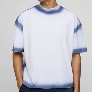 Camiseta informal de estilo urbano para hombre, al por mayor, de gran tamaño, ropa para hombre, entrega rápida de fábrica, en stock. - Product Image 1