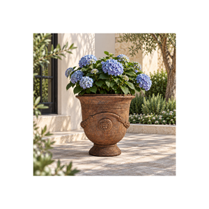 Lightweight Fiberglass Garden Planter With Classic Urn Design Outdoor Decorative Pot OEM ODM Custom Services <b>For</b> Home Patio - Product Image 1