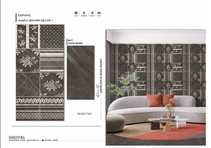 Azulejos de Porcelana y Cerámica de Diseño Moderno, Colección Global, 600x1200, Brillantes, 8mm de Grosor, Baja Absorción de Agua, para Piso - Product Image 3