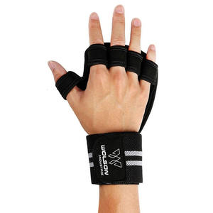 Guantes de Gimnasio para Levantamiento de Pesas con Soporte para Muñeca, Protección Completa de la Palma, Transpirables, Antideslizantes, para Entrenamiento Físico - Product Image 1