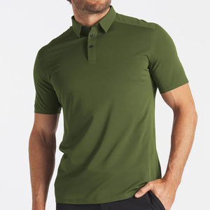 Polo de Algodón Premium para Hombre, Cuello en Contraste, Manga Corta, Personalización de Marca, Fabricante de Ropa OEM ODM - Product Image 1
