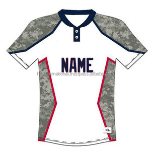 Uniforme de béisbol personalizado, equipo de sublimación, camisetas de Softball de 2 botones y pantalones de Knicker, venta al por mayor, novedad de 2021 - Product Image 1