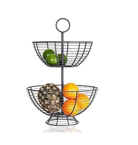 Top Trending Eco-Friendly Luxury Unique Design Customized Size High Quality Iron <b>Wire</b> <b>Basket</b> for Kitchen Fruit Utensils Storage - Product Image 6