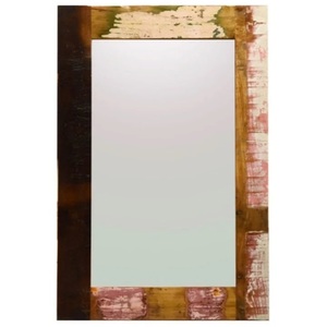 Modern Rustic Wall <b>Mirror</b> for Contemporary Interiors Abstract Textured Frame with Artistic Statement Appeal - Product Image 3