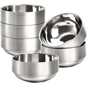 Elegante Tazón Ovalado de Acero Inoxidable Pulido para Servir Alimentos, Ecológico, para Arreglos de Mesa, de Calidad Premium - Product Image 6