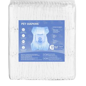 Couches jetables super absorbantes pour femelles chiennes, protection anti-fuites à 360 degrés avec indicateur d'humidité, pour chiens - Product Image 4