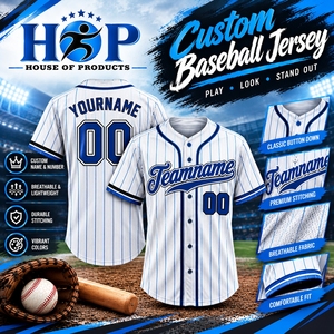 Uniformes de Béisbol Personalizados por Sublimación al por Mayor para Hombres y Jóvenes, Personalización de Logotipo, Impresión, Bordado, Diseño de Softball - Product Image 5