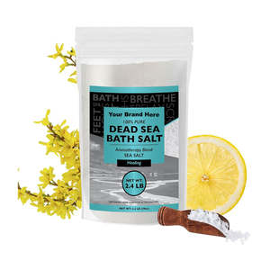 Aromasong Int. 232 2,4 lb Sel de bain biologique de la Mer Morte en poudre, formules personnalisées pour une expérience spa, fabriqué aux États-Unis - Product Image 1