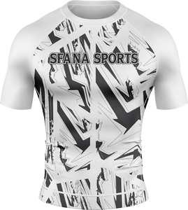 Premium Quality <b>Men</b> Rash Guard Long Sleeve <b>Compression</b> Top UV Protection Surfing BJJ MMA Athletic Wear Gear - Product Image 3