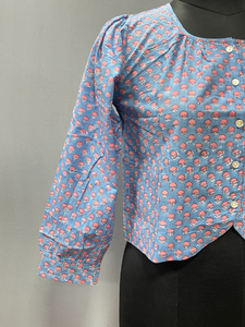 Cotton Hand Block Printed Top for Women | Casual Summer Wear Comfort Fit Everyday Fashion Tops - Product Image 5