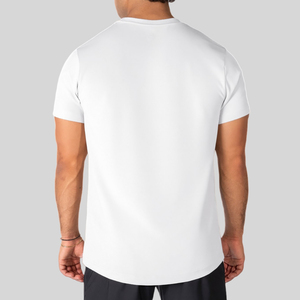 Camiseta Deportiva de Cuello Redondo de Secado Rápido Personalizada al por Mayor, Camisetas Deportivas Transpirables de Secado Rápido de 180 Gsm para Hombre - Product Image 5