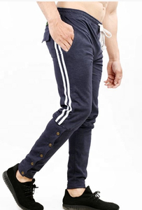 Straight Leg Tapered Ankle Jogger <b>Pants</b> <b>Men</b> Elasticated Gathered Hem Heavy Weight Cotton <b>Loungewear</b> Apparel - Product Image 2