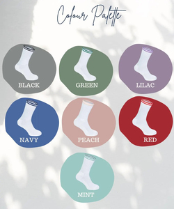 Women Eco-Friendly Anti-Slip Yoga Daily Use Crew <b>Socks</b> Ribbed Knit Letter Embroidery Striped Mid Calf Breathable <b>Soft</b> Casual - Product Image 5