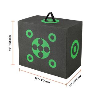 Bersaglio Portatile per Tiro con l'Arco 16x18 Pollici per Esterni con Maniglia per il Trasporto e Facile Recupero delle Frecce - Product Image 4