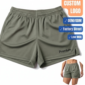 Custom <b>Women's</b> 100% Polyester <b>Shorts</b> Casual Summer Sports <b>Shorts</b> Soft Breathable Fabric Elastic Waist OEM Manufacturer - Product Image 1