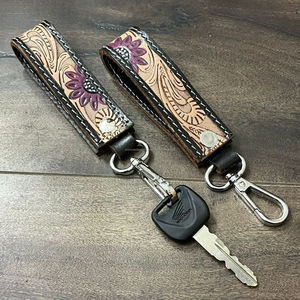 พวงกุญแจหนังวัวพร้อมเครื่องมือสำหรับเป็นของขวัญพวงกุญแจรถสุดหรูสำหรับทุกเพศ - Product Image 5
