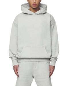 Conjunto de Sudadera con Capucha y Pantalones Cortos Personalizados para Hombre, de Alta Calidad, 100% Algodón Orgánico, Conjuntos Deportivos para Hombre - Product Image 4