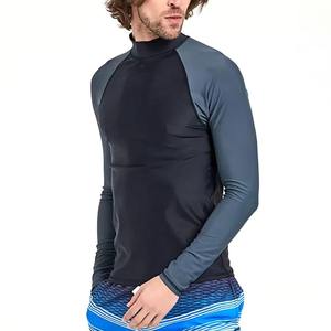 Mens Endurance Sports Shirt Long Sleeve Distance Training Top Breathable Stretch Quick Dry <b>Athletic</b> Performance Wear Tight Shirt - Product Image 2