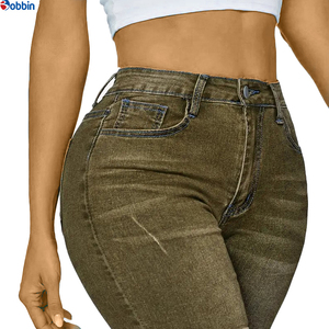 Shorts de Mezclilla Casuales de Verano para Mujer, de Alta Calidad, Cómodos, Color Personalizado, Transpirables, con Bolsillos con Botones, Estilo Vintage, Marca BOBBIN INDUSTRIES - Product Image 2
