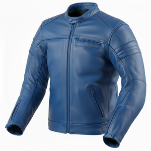 Chaqueta de Motociclista de Cuero Vacuno Genuino para Hombre, Nueva, con Forro Extraíble, Talla XL, Chaleco de Motociclista de PU, Chaquetas de Cuero Vacuno Genuino - Product Image 5