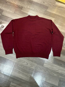 Suéter de Invierno Nuevo con Cuello Redondo y Bordado de Lana, Logotipo Personalizado, Cárdigan de Punto Plisado, Unisex, Estilo Europeo, Informal, Transpirable - Product Image 5