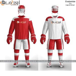 Ensembles d'uniformes de maillots courts de hockey sur glace sublimés sur mesure pour des performances optimales sur la patinoire - Product Image 4