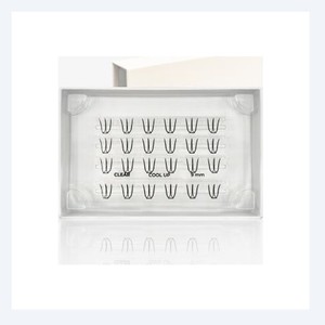 Extensions de cils coréennes Olrio sans colle, cils individuels, pack unique PLUS transparents courts, 2 types, choisissez 1 extension de cils UV - Product Image 4