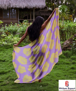 Luxury Tropical Pareo Tahitian <b>Beach</b> Sarong Custom OEM ODM Textile Manufacturer India Bora Bora Hawaii Samoa Fiji - Product Image 6