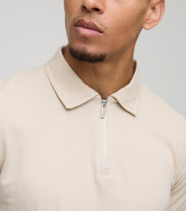 Camiseta Polo Personalizada para Hombre, Color Sólido, Corte Holgado, 100% Algodón, Transpirable, Diseño de Logotipo con Impresión Digital, Estilo Hip Hop - Product Image 2